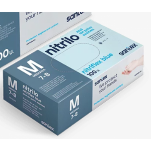 GUANTE NITRILO S/P NITRIFLEX CAJA 100U